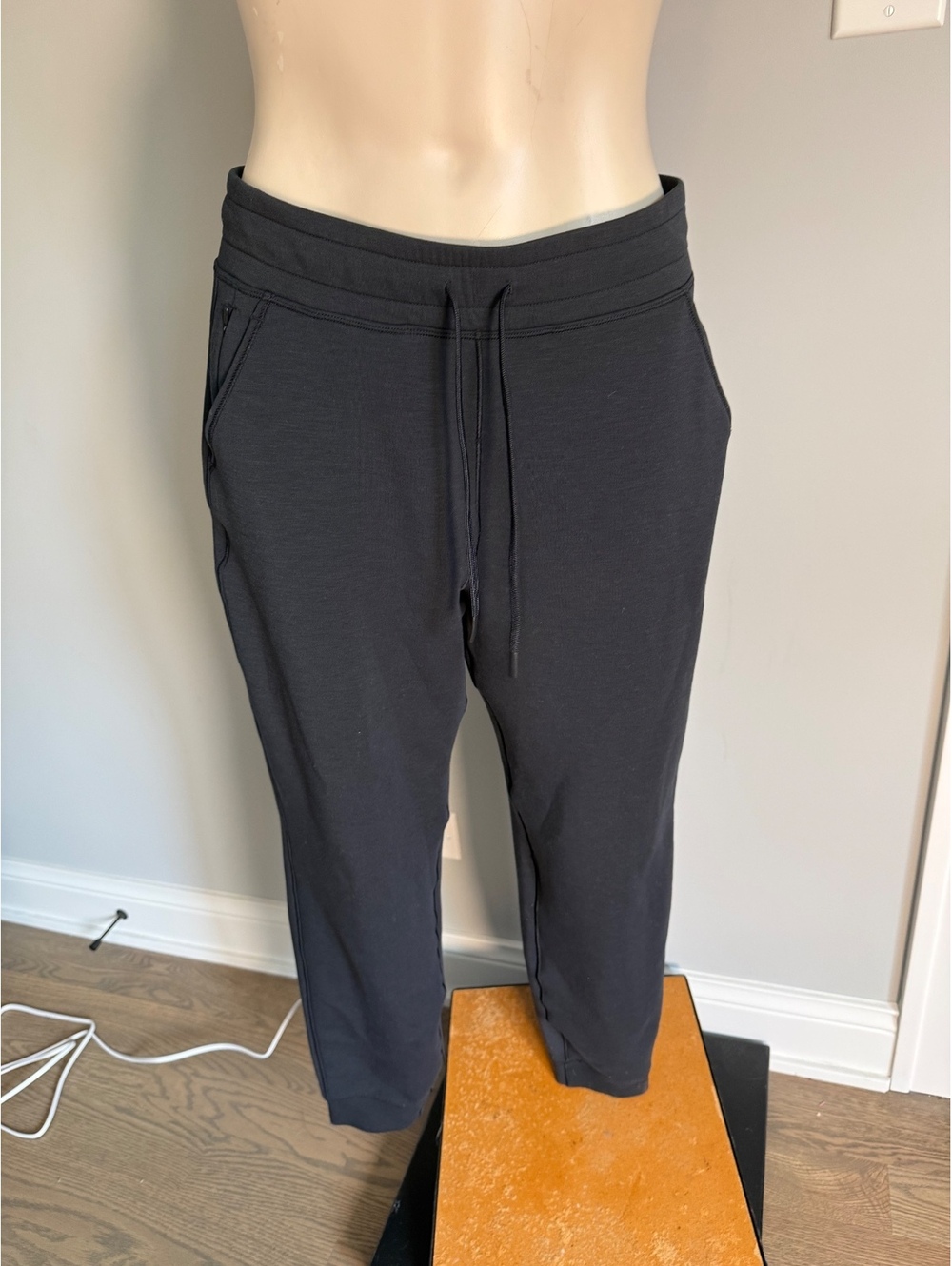 Rhone Women's Black Joggers with Drawstring Waist